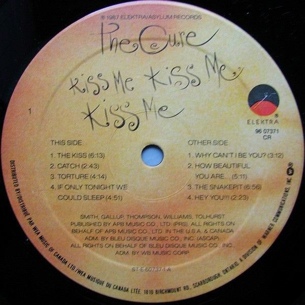 The Cure – Kiss Me Kiss Me Kiss Me - 1987 Original VinylPursuit.com