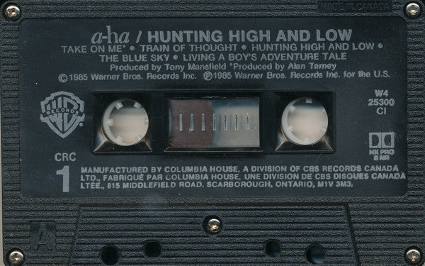 aha – Hunting High And Low - Cassette, 1985! VinylPursuit.com