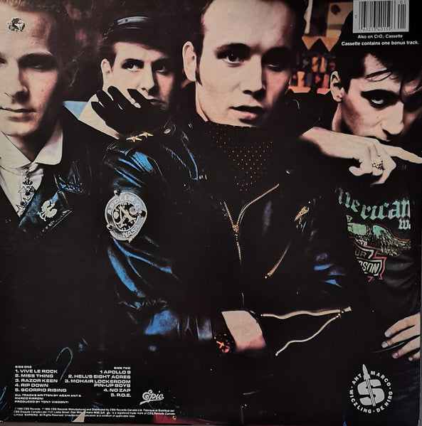 Adam Ant – Vive Le Rock - 1985