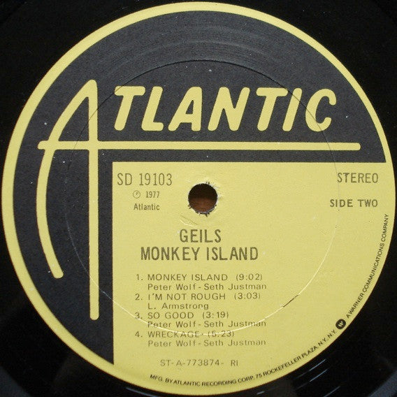 Geils  – Monkey Island - 1977