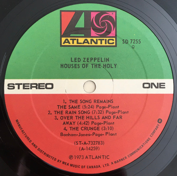 Led Zeppelin - Houses Of The Holy - Early Pressing In Shrinkwrap! VinylPursuit.com