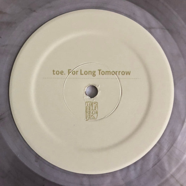 toe – For Long Tomorrow - Clear w/ Black Smoke Vinyl, Rare