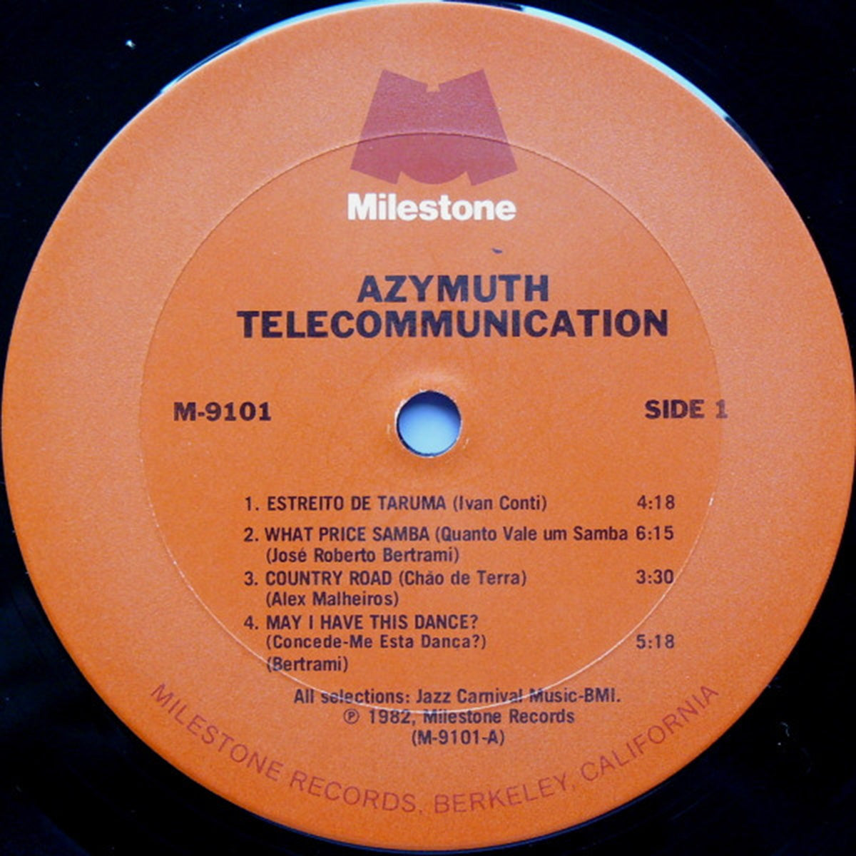 Azymuth – Telecommunication - 1982 US Pressing