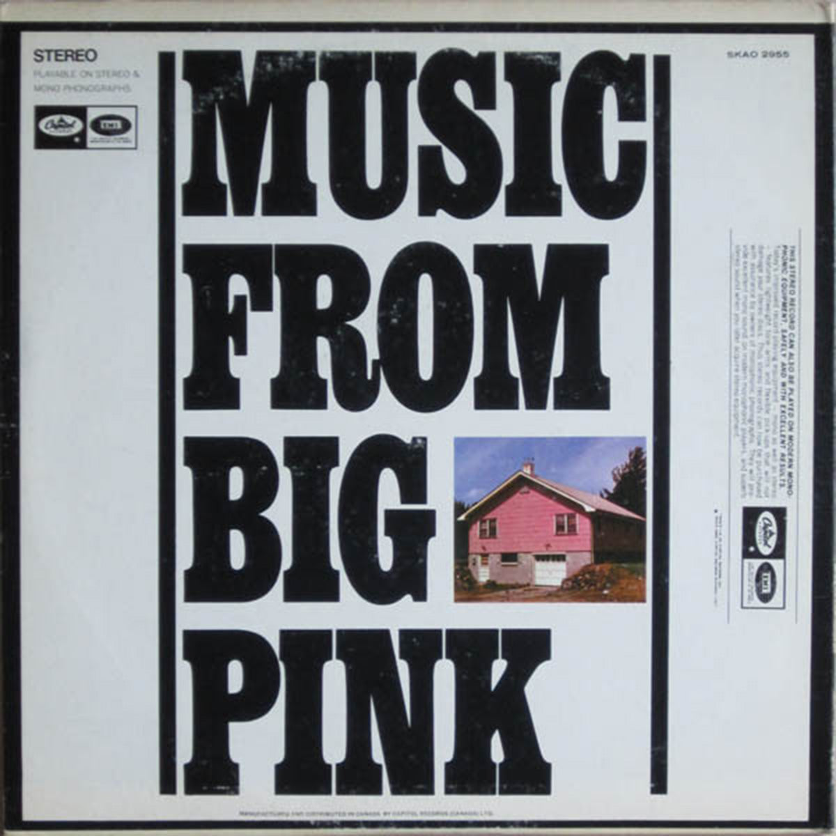 The Band – Music From Big Pink - 1978 Rare