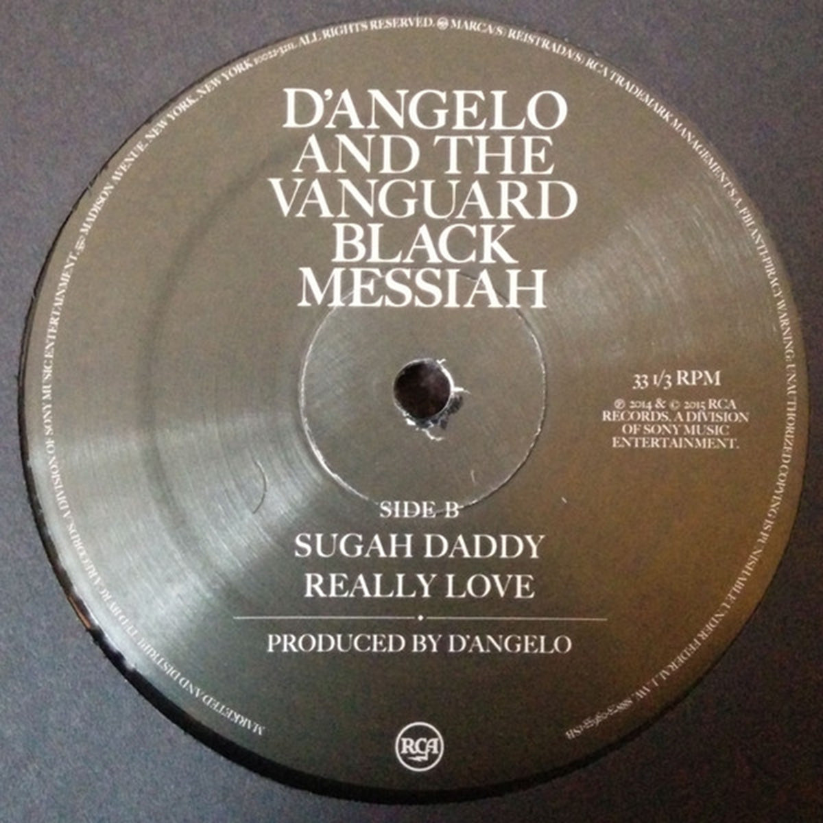 D'Angelo And The Vanguard – Black Messiah - US Pressing