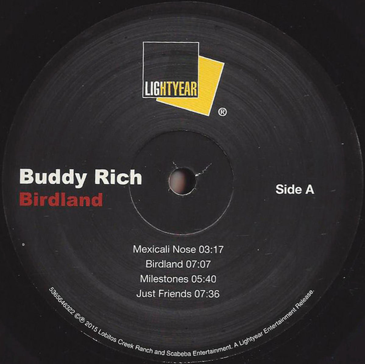 Buddy Rich – Birdland - US Pressing