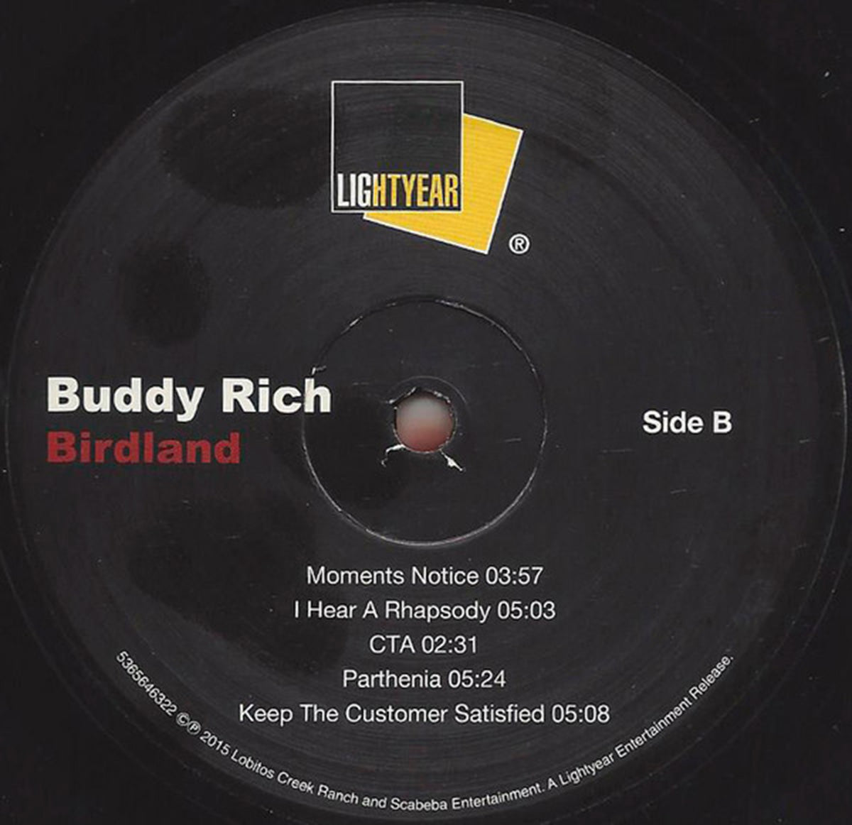 Buddy Rich – Birdland - US Pressing