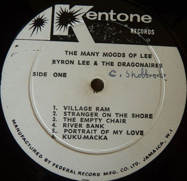 Byron Lee and The Dragonaires – The Many Moods Of Lee - Jamaican Pressing - Rare