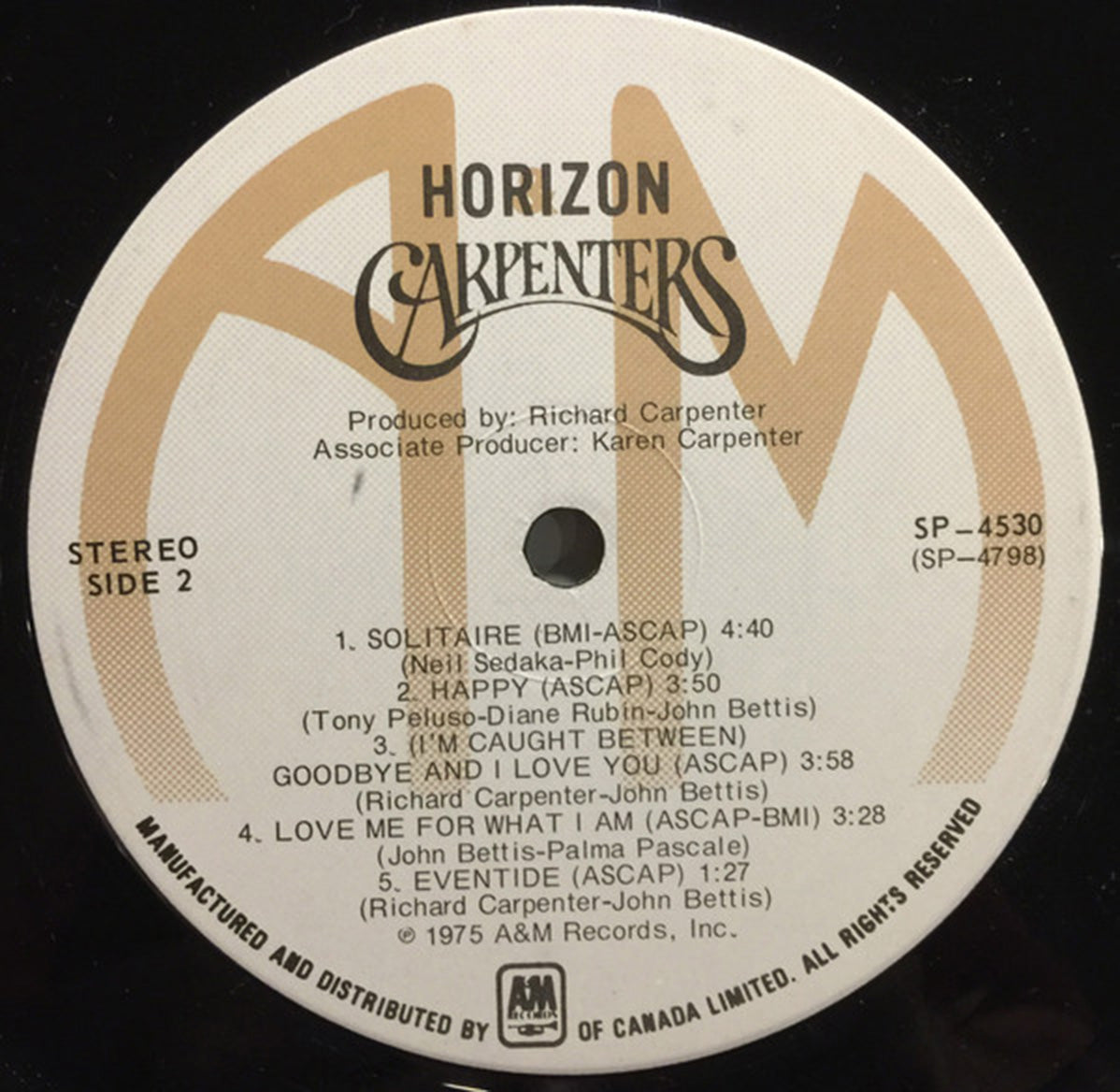 Carpenters – Horizon - 1975