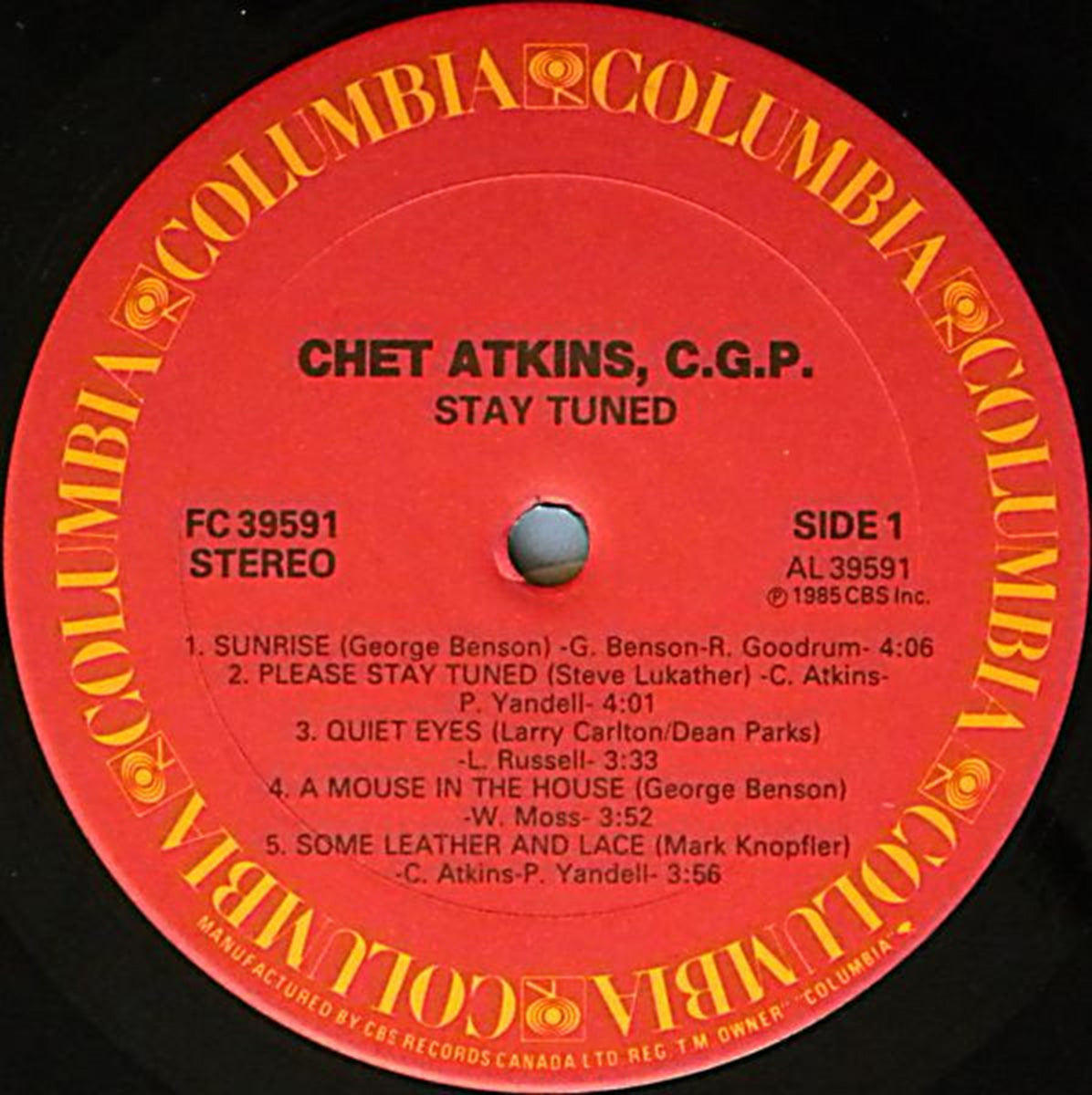 Chet Atkins – Stay Tuned - 1985