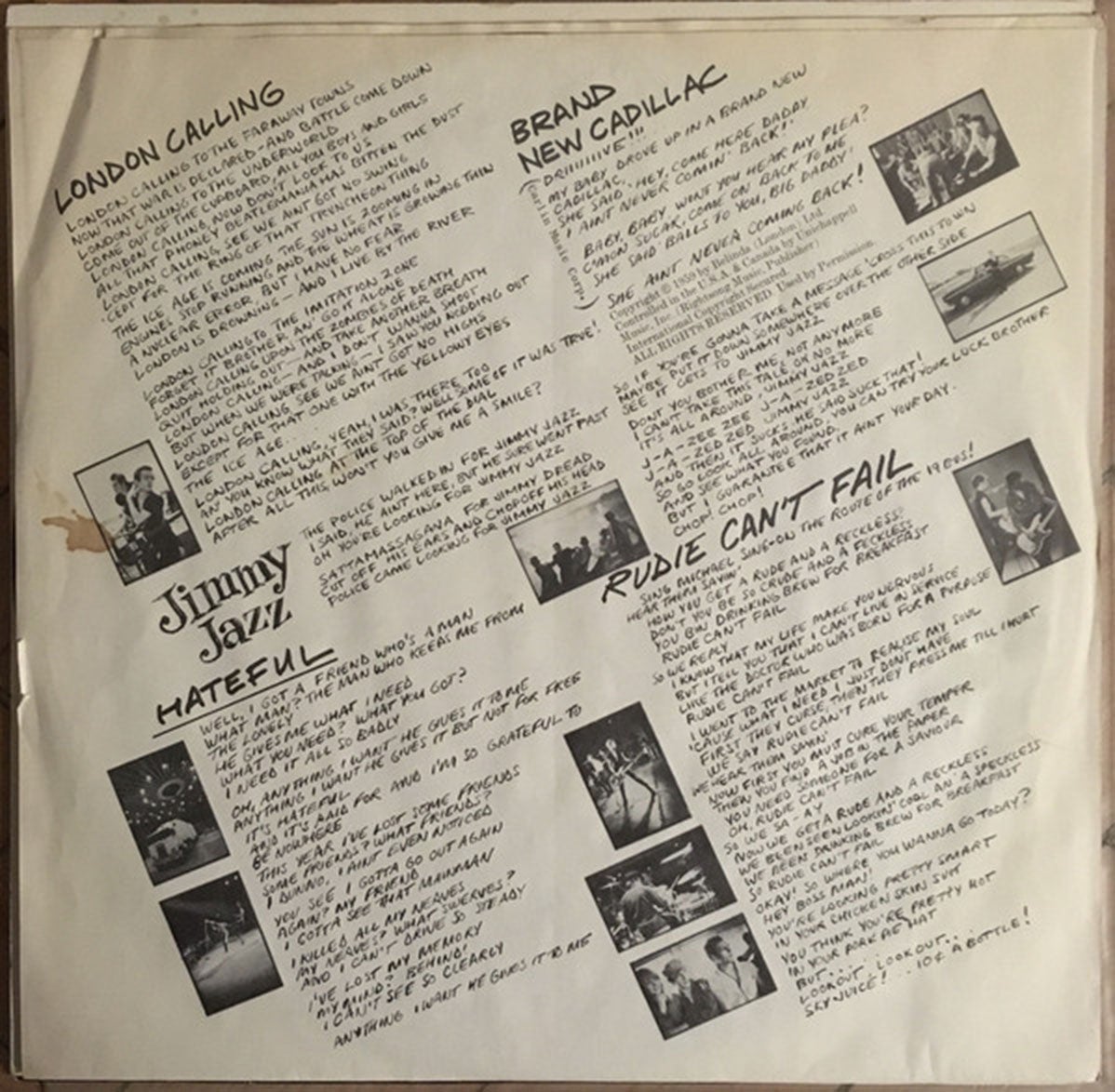 The Clash – London Calling - 1980 Original!