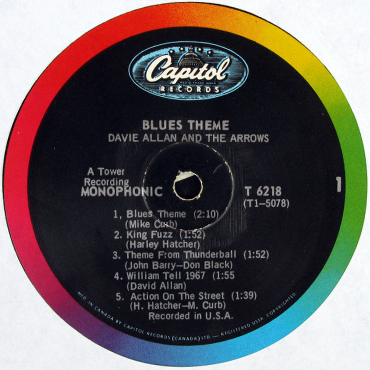 Davie Allan & The Arrows – Blues Theme - Mono