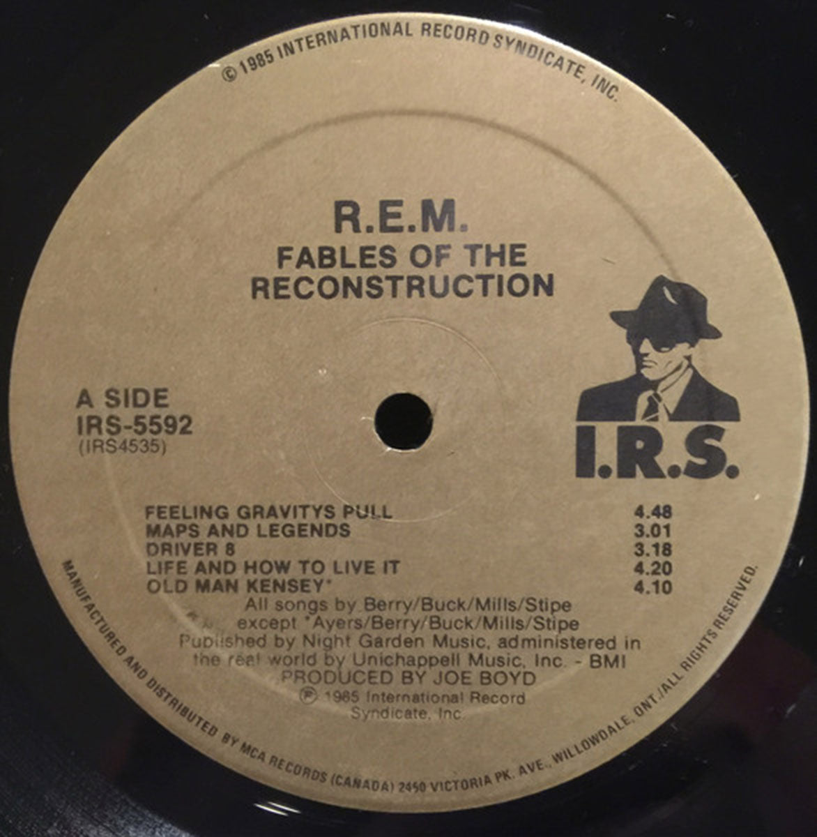 REM – Fables Of The Reconstruction - 1985 Original