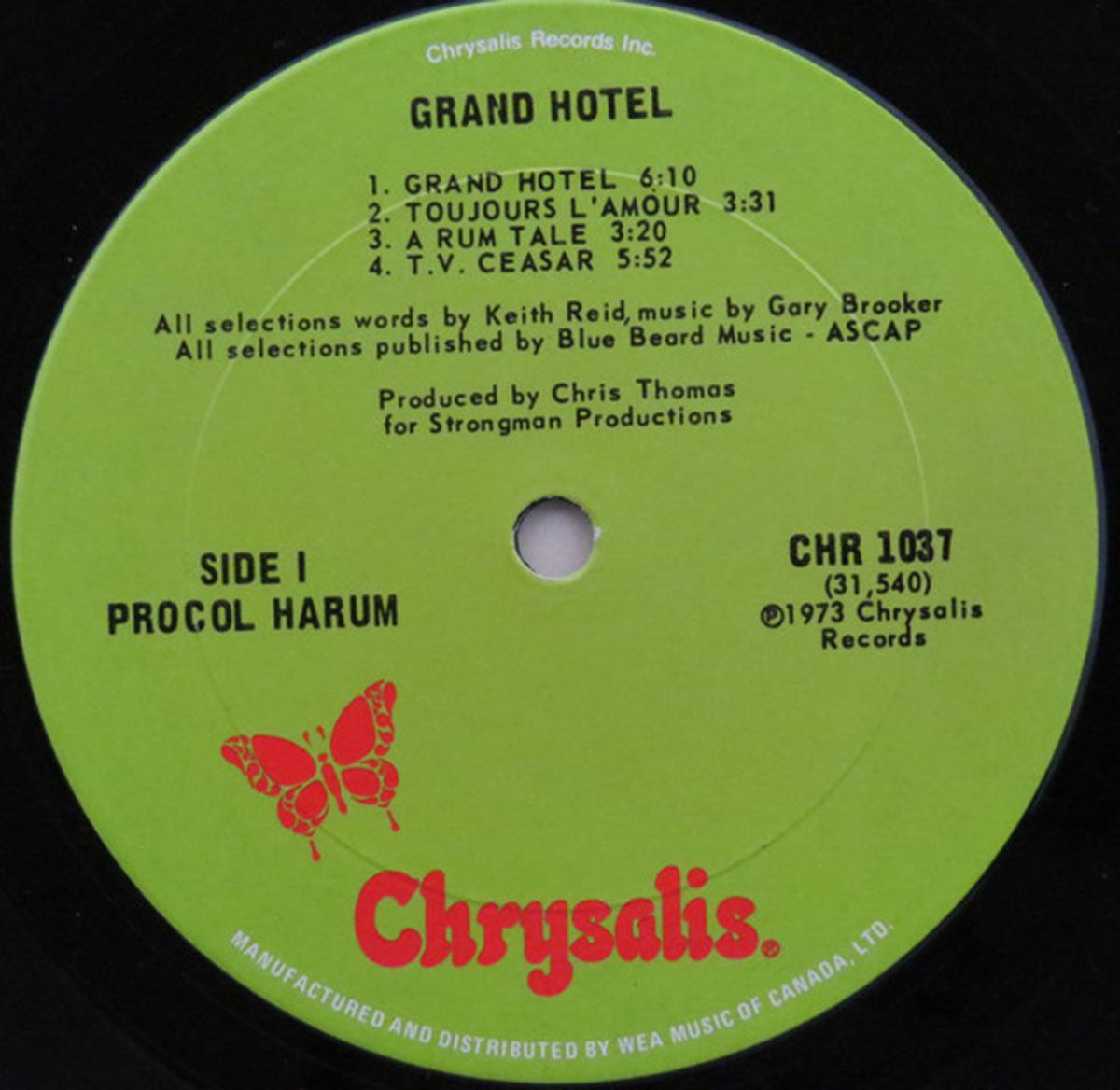Procol Harum – Grand Hotel - 1973