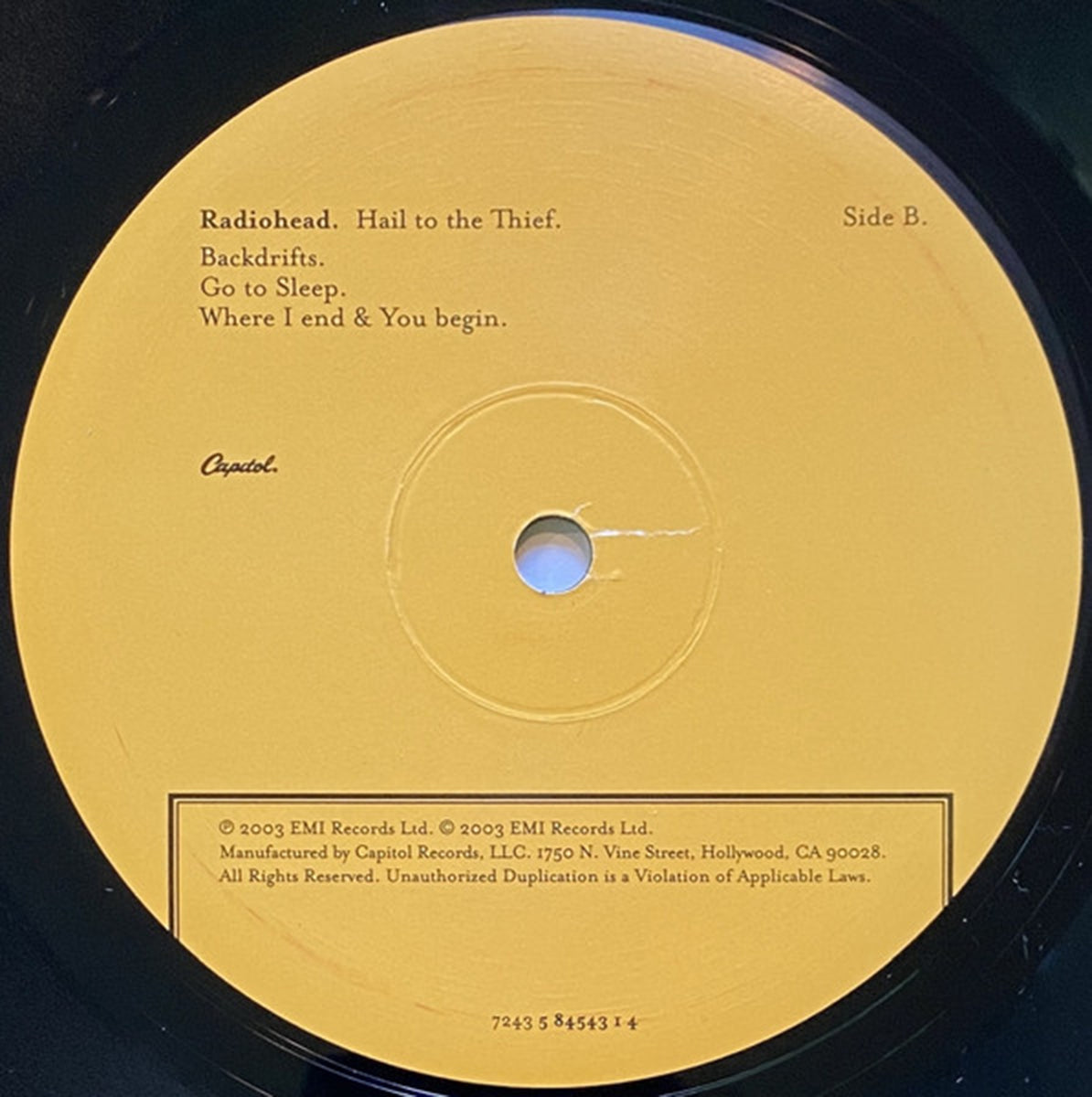 Radiohead – Hail To The Thief - US Pressing