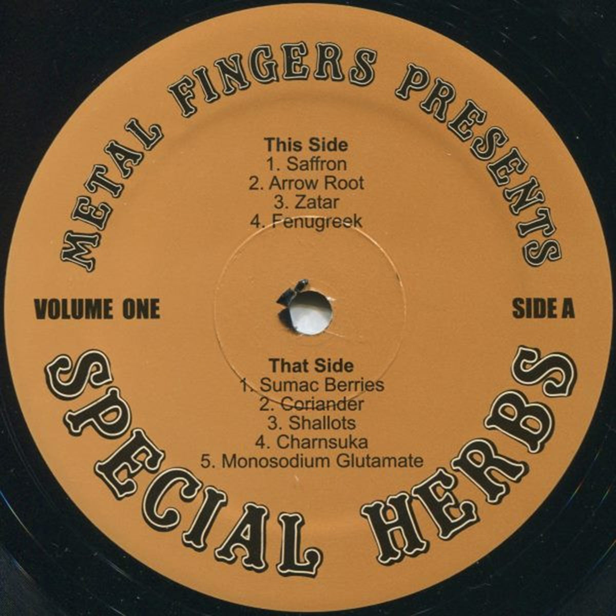 Metal Fingers – Special Herbs, Volume 1 & 2 - US Pressing