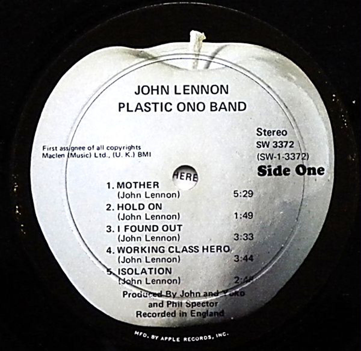 John Lennon & Plastic Ono Band – John Lennon / Plastic Ono Band