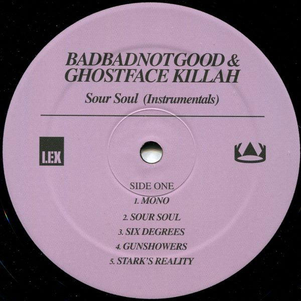 BadBadNotGood & Ghostface Killah – Sour Soul (Instrumentals) - European Pressing