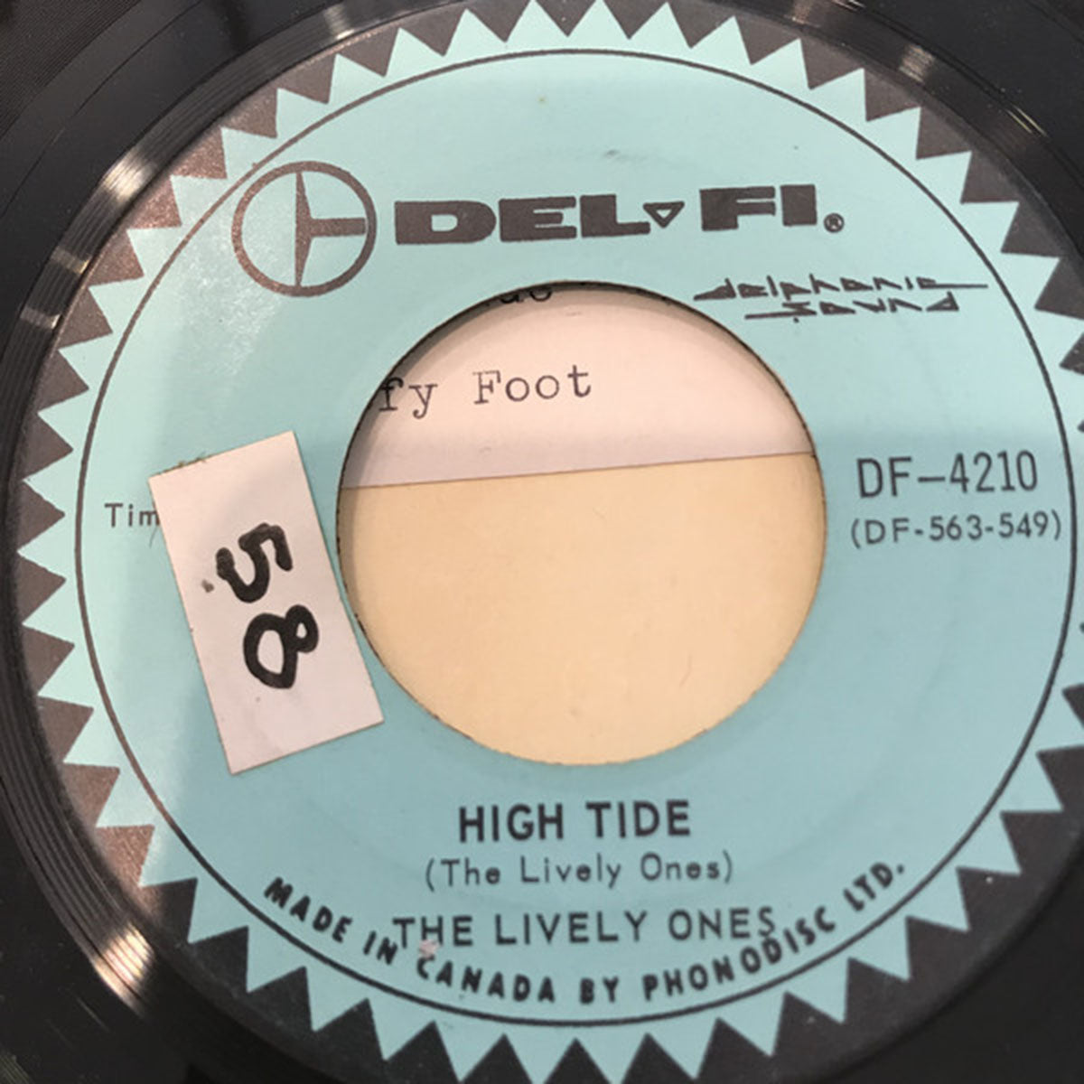 The Lively Ones – High Tide / Goofy Foot - 45 RPM - RARE