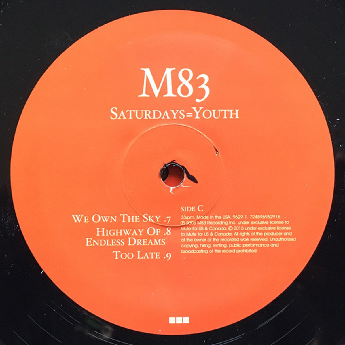 M83 – Saturdays = Youth - US Pressing