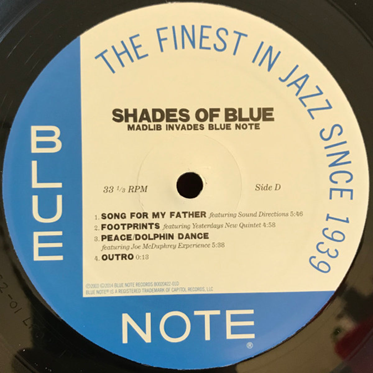 Madlib – Shades Of Blue - Blue Note Pressing – Vinyl Pursuit Inc