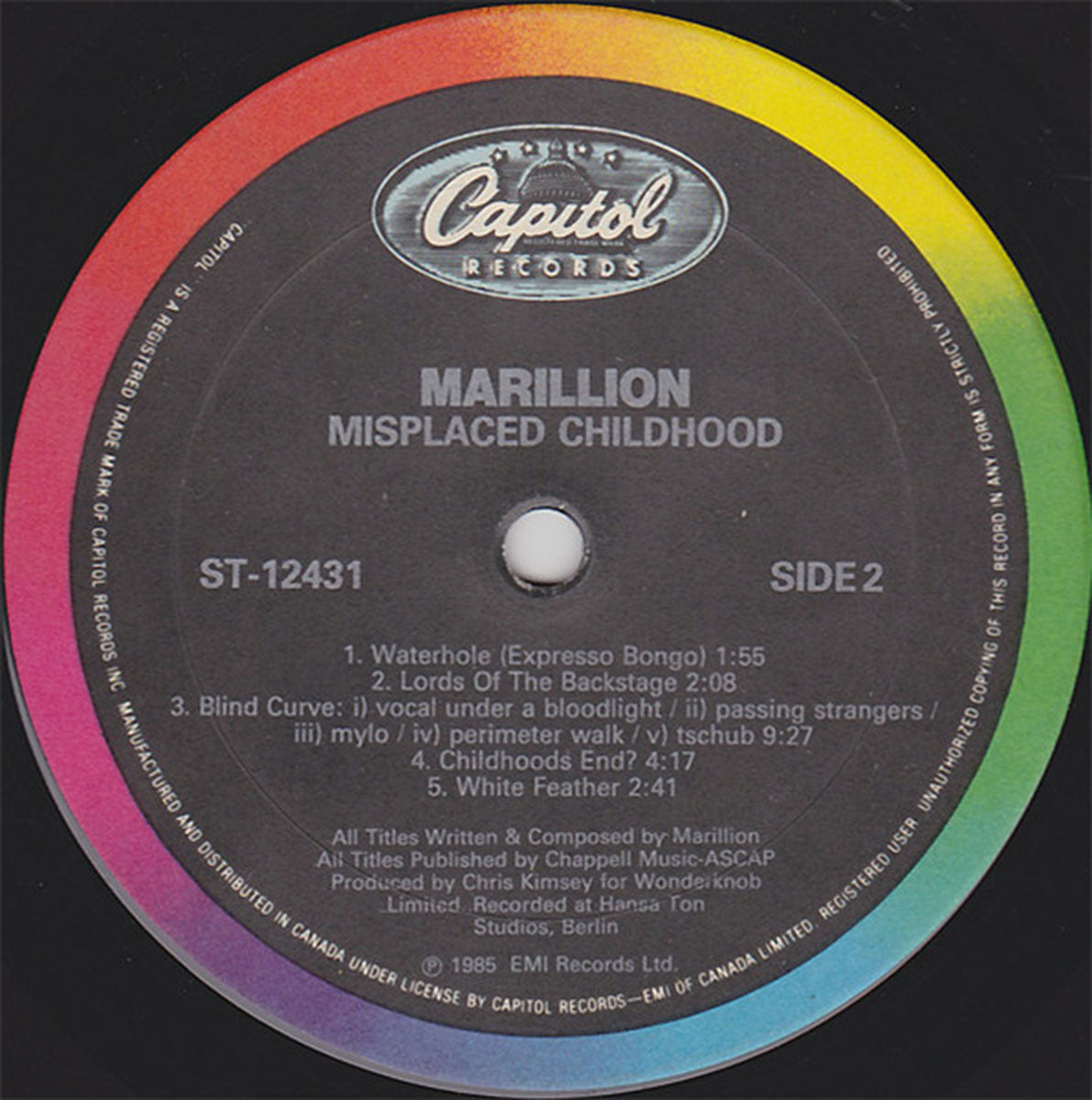 Marillion – Misplaced Childhood VinylPursuit.com