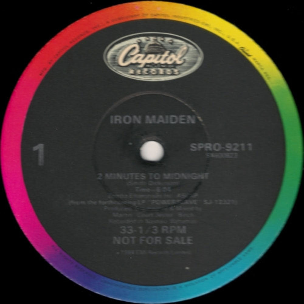 Iron Maiden – 2 Minutes To Midnight - RARE