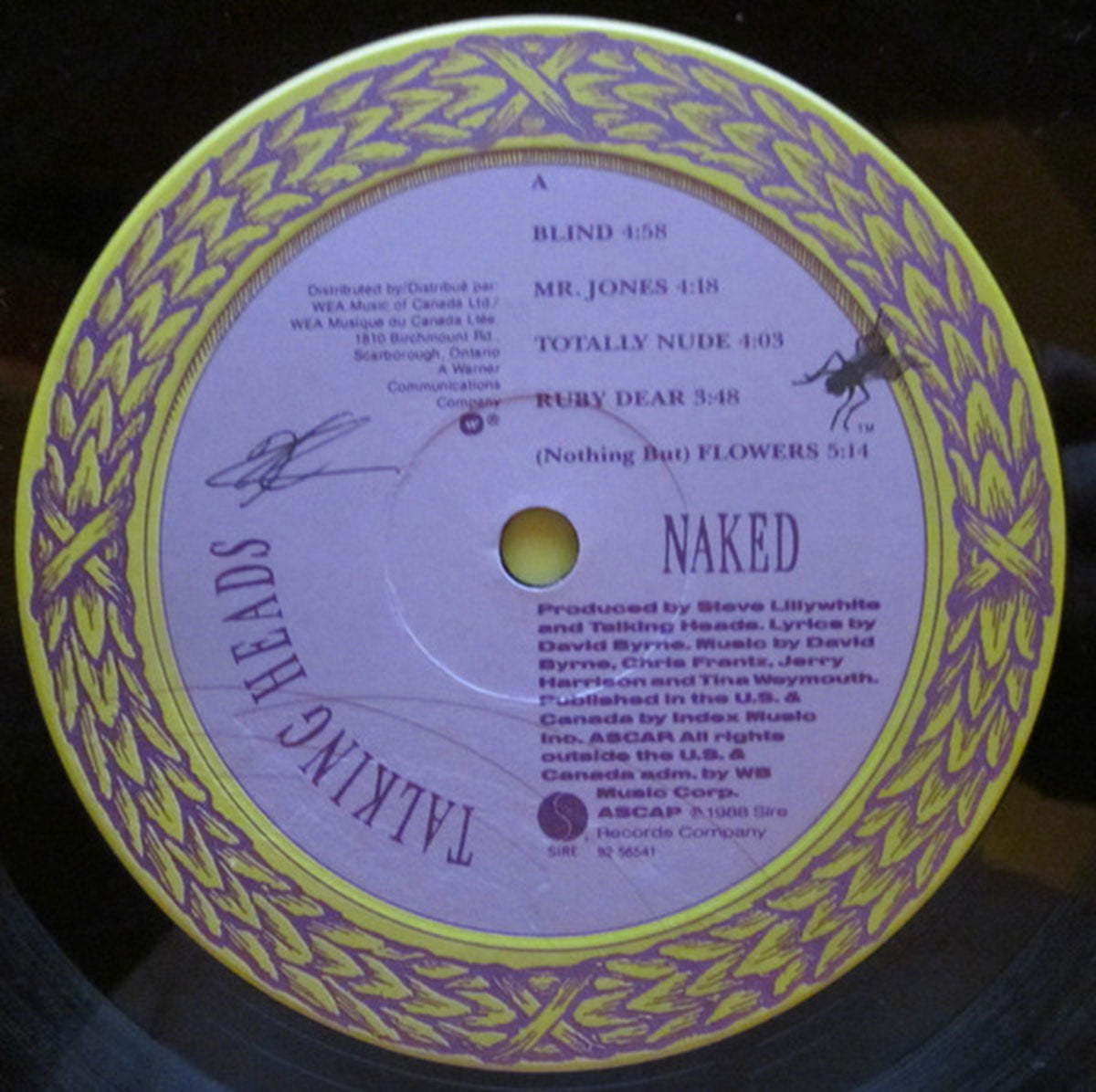 Talking Heads – Naked - 1988 Original