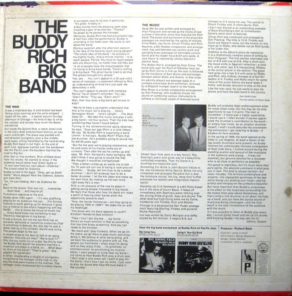The Buddy Rich Big Band – The New One - 1968 US Pressing