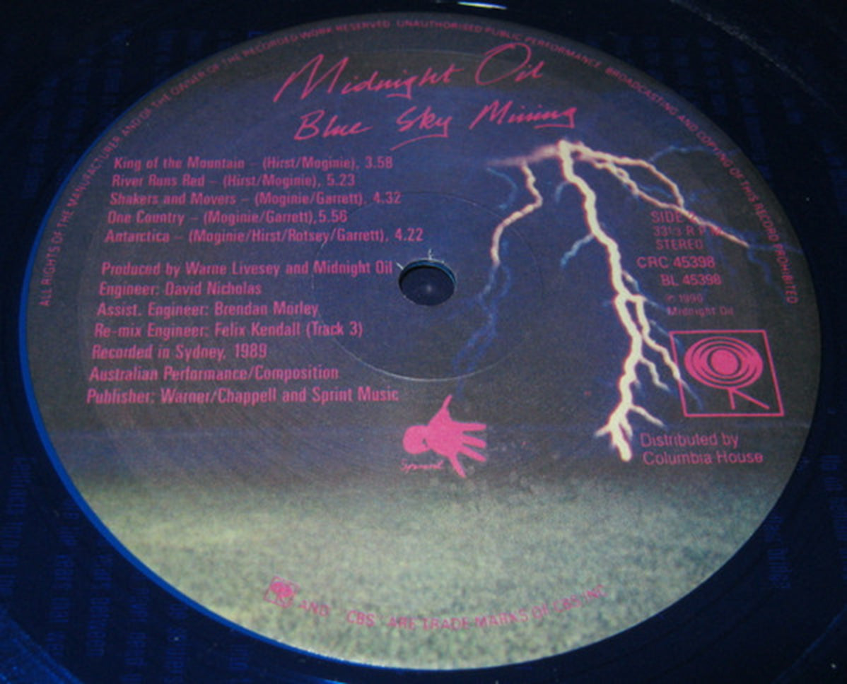 Midnight Oil – Blue Sky Mining -1990 Sealed!