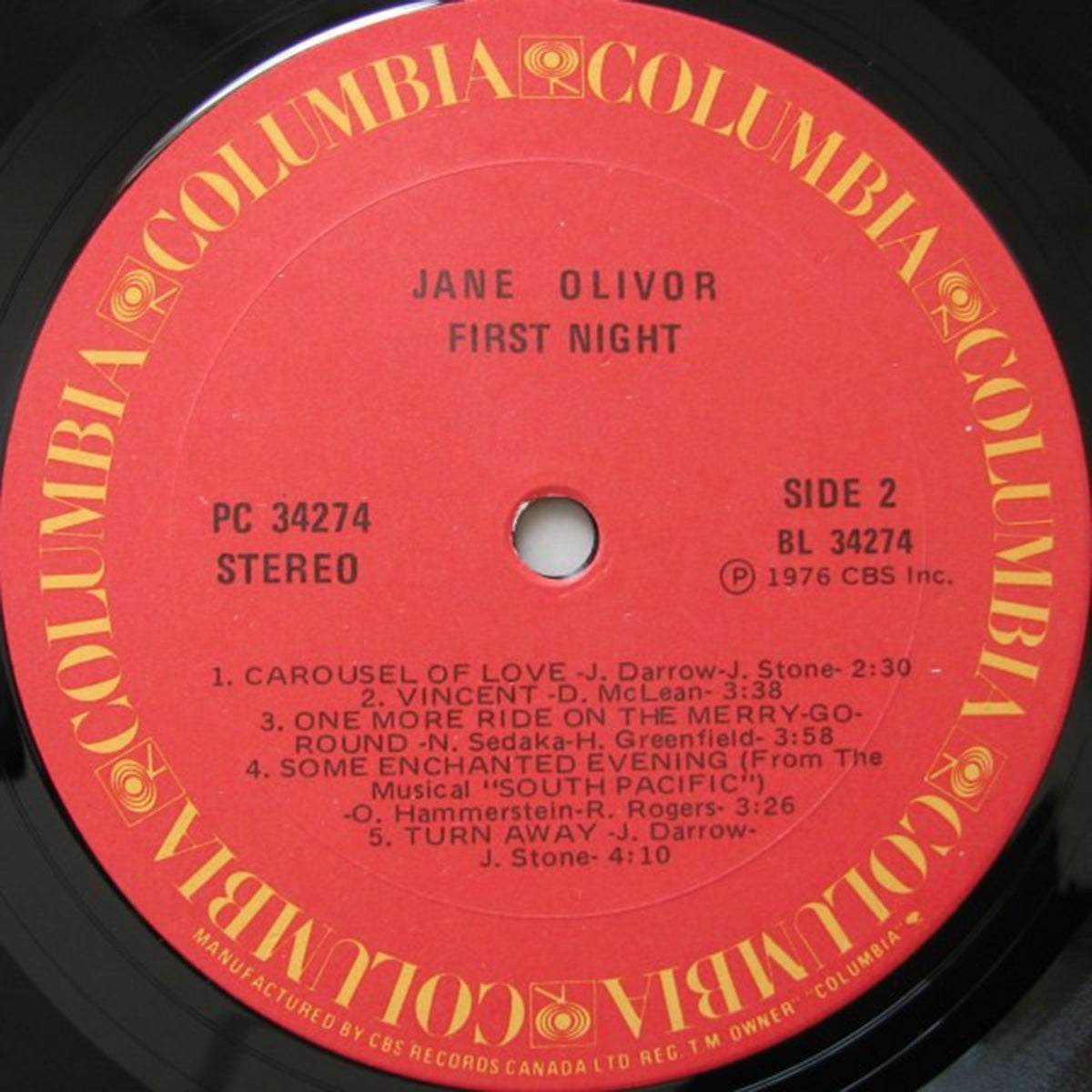 Jane Olivor – First Night - 1977 SEALED!
