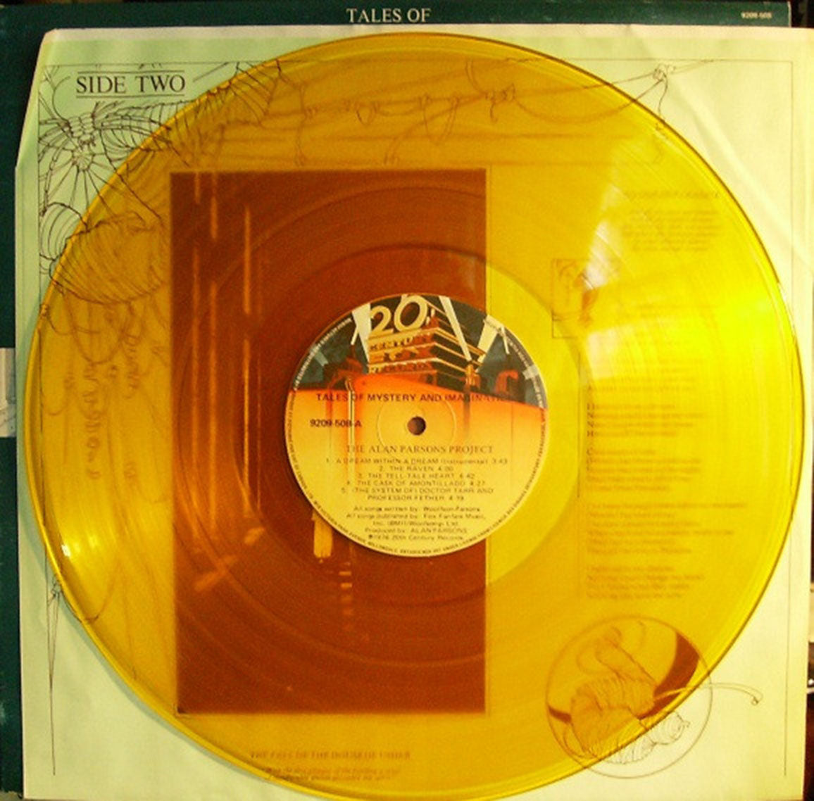 The Alan Parsons Project – Tales Of Mystery & Imagination - GOLD VINYL - Rare