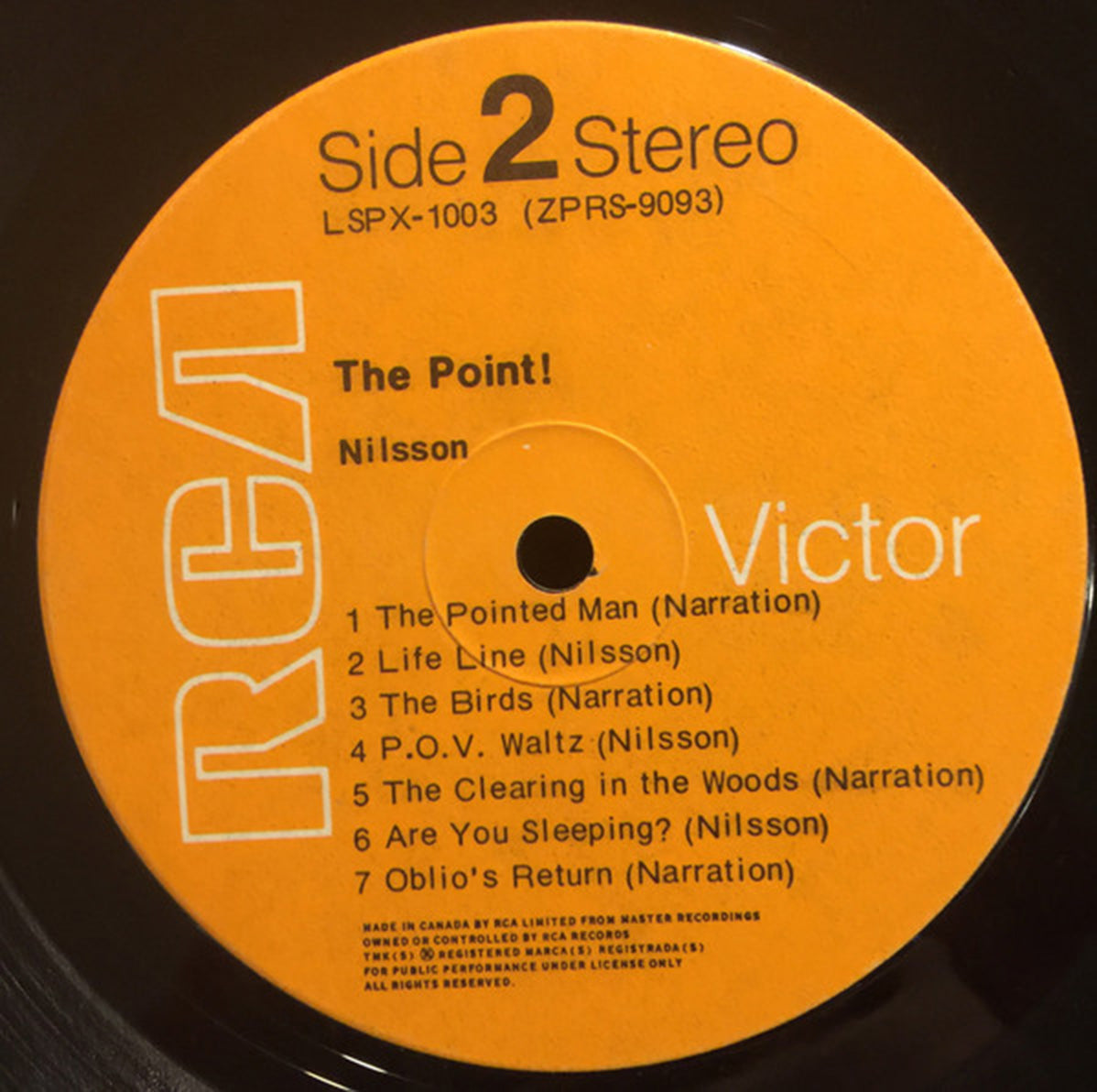 Nilsson – The Point! Rare 1971 Shrinkwrap!