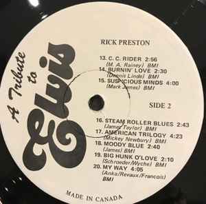 A Tribute To Elvis - Tim Hillard, Warren Browne, Rick Preston