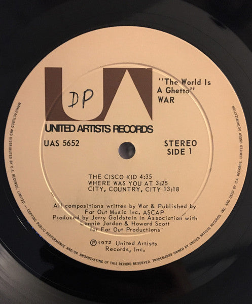 War – The World Is A Ghetto - 1972