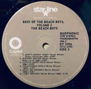 The Beach Boys – Best Of The Beach Boys, Vol. 2 - 1967