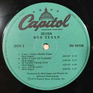 Bob Seger – Seven - 1982