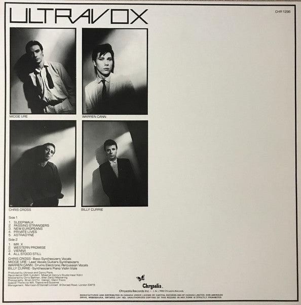 Ultravox – Vienna - 1980 VinylPursuit.com