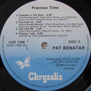 Pat Benatar – Precious Time - 1981