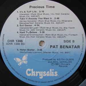 Pat Benatar – Precious Time - 1981