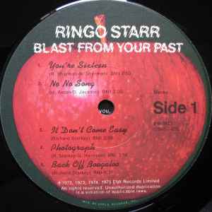 Ringo Starr – Blast From Your Past - 1975 US Pressing