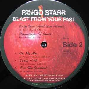Ringo Starr – Blast From Your Past - 1975 US Pressing – Vinyl Pursuit Inc