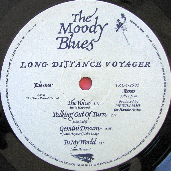 The Moody Blues – Long Distance Voyager - 1981
