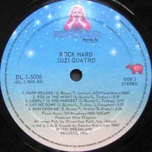 Suzi Quatro – Rock Hard - 1980