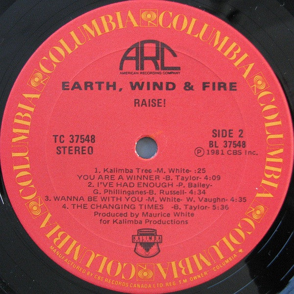 Earth, Wind and Fire – Raise! 1981