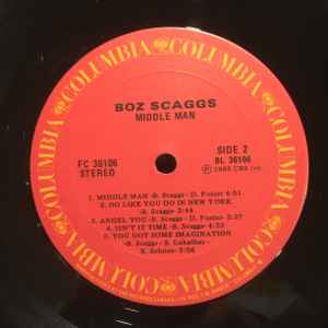 Boz Scaggs – Middle Man - 1980