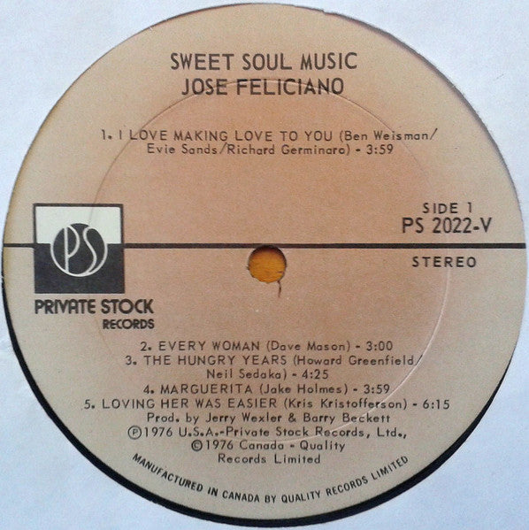 Jose Feliciano – Sweet Soul Music