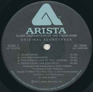 Close Encounters Of The Third Kind - John Williams - 1977 Original with 7" Disco Theme!
