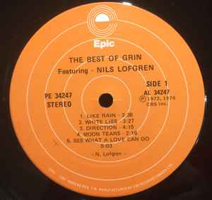 Grin Featuring Nils Lofgren  – The Best Of Grin Featuring Nils Lofgren