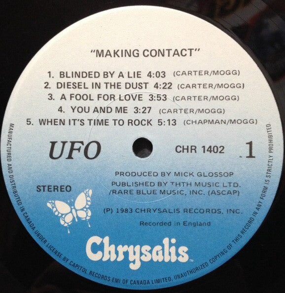 UFO – Making Contact - 1983 VinylPursuit.com